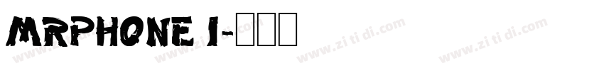 MRPHONE 1字体转换